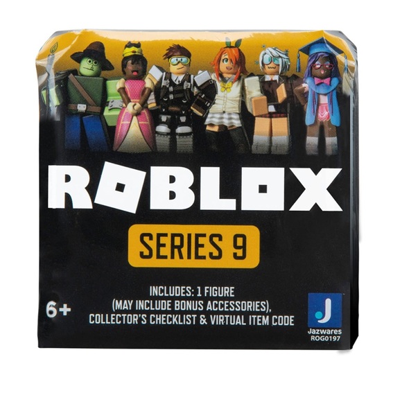 ROBLOX Series 9 Celebrity 11 Action Figure Black Purple Mystery Box Cube Virtual - Picture 5 of 13